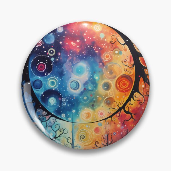 Item preview, Abstract galaxy tree with colorful stars designed and sold by Eastbavin.