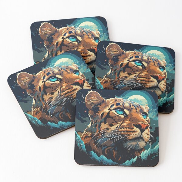 Item preview, Stardust Nights with Leopard designed and sold by pkk1designsart.