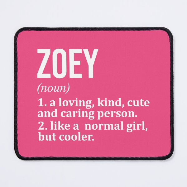 Item preview, Zoey Name Definition for Women designed and sold by XCIV.