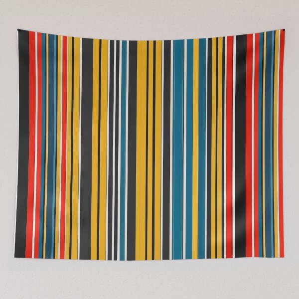 Item preview, Colorful Straight Vertical Lines Repeating Pattern designed and sold by Jollys-ArtShop.