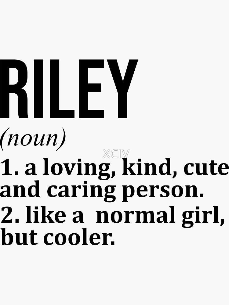 Riley Name Meaning