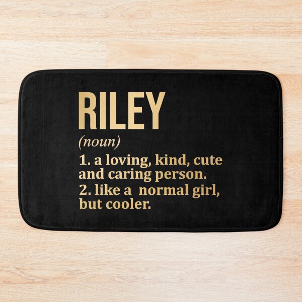 Item preview, Riley Name Definition in Gold designed and sold by XCIV.