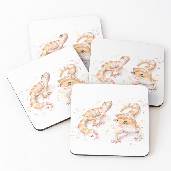 Item preview, Watercolour Geckos designed and sold by lucyluart.