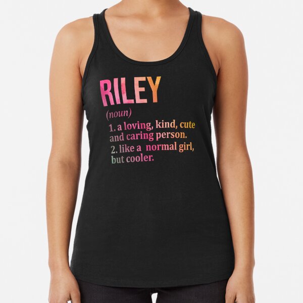 Name Riley Meaning Definition Boy Personalized Sarcasm Tank Top