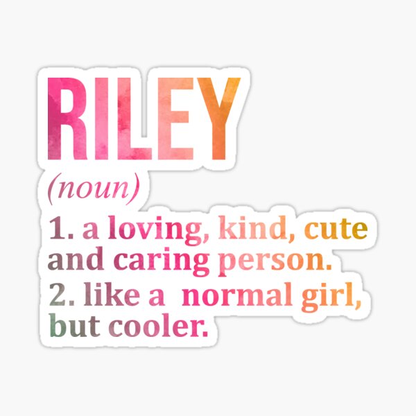 Riley Name Meaning Art Riley Gift Printable Baby Shower 