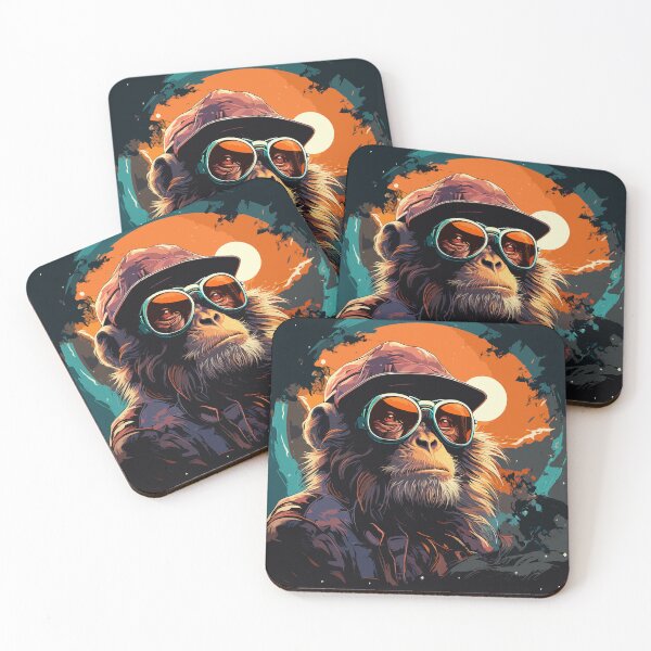 Item preview, Stardust Nights with monkey designed and sold by pkk1designsart.