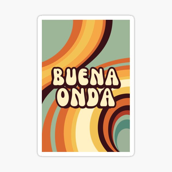 Vista previa del artículo con la obra «Buena Onda», diseñado y vendido por Thedigital91.