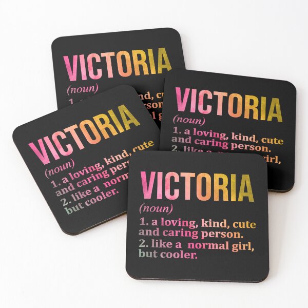 Item preview, Victoria Name Definition in Watercolor designed and sold by XCIV.
