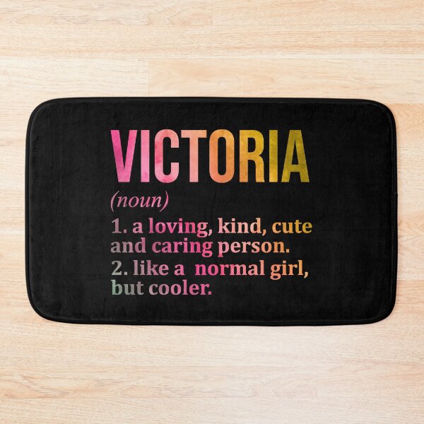 Item preview, Victoria Name Definition in Watercolor designed and sold by XCIV.