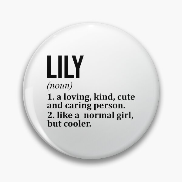 Item preview, Lily Name Definition designed and sold by XCIV.