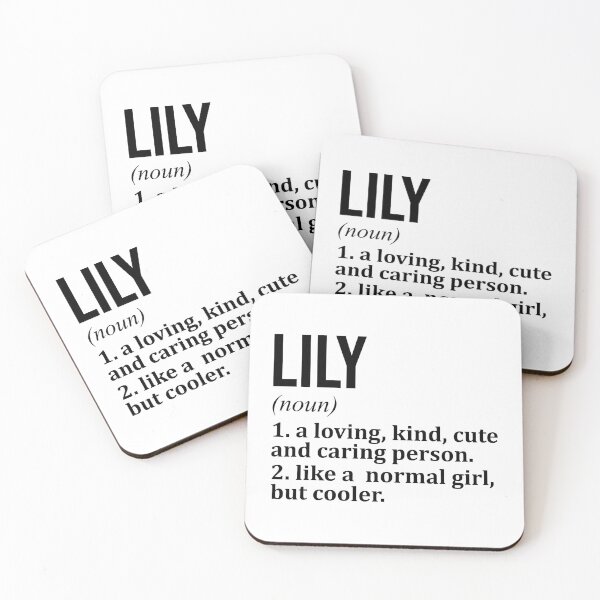 Item preview, Lily Name Definition designed and sold by XCIV.