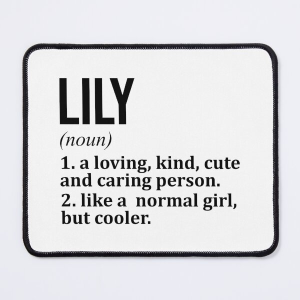 Item preview, Lily Name Definition designed and sold by XCIV.