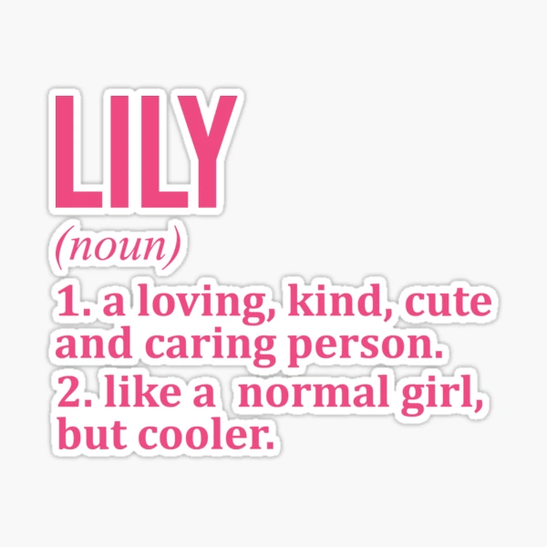 Lily Name Definition for Women