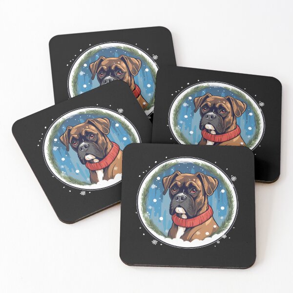 Item preview, Perro Boxer Navidad, Amor Perros designed and sold by Logiamerch.