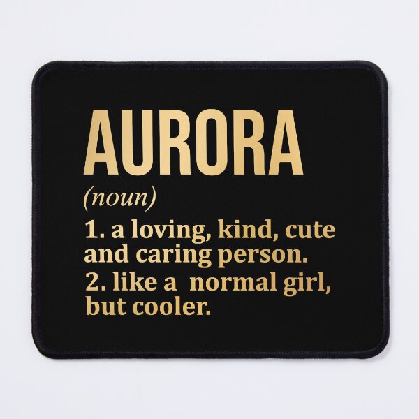 Artikelvorschau, Aurora-Namensdefinition in Gold entworfen und verkauft von XCIV.