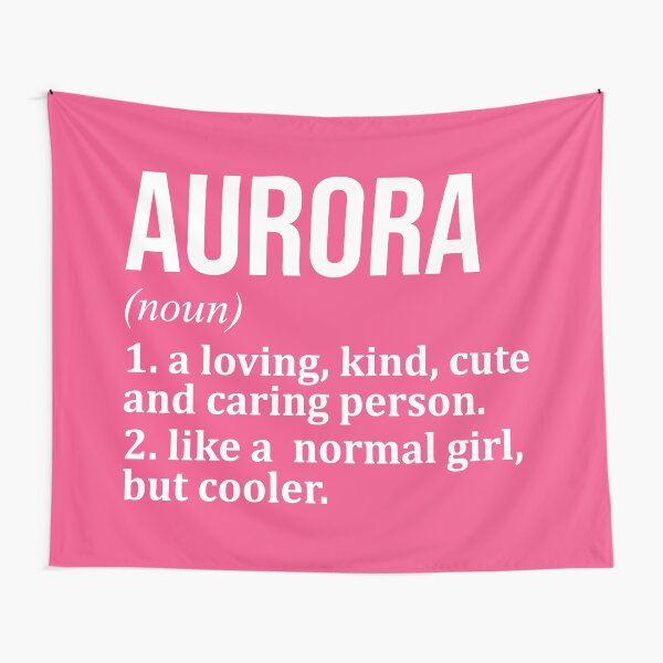 Aperçu de l'œuvre Définition du nom Aurora pour les femmes créée et vendue par XCIV.