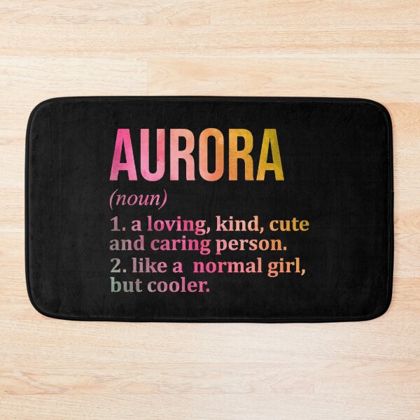 Item preview, Aurora Name Definition in Watercolor designed and sold by XCIV.