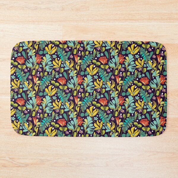 Item preview, Dark hawaiian flowers designed and sold by kreafox.