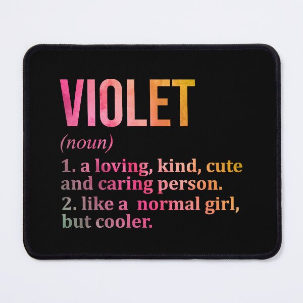 Item preview, Violet Name Definition in Watercolor designed and sold by XCIV.