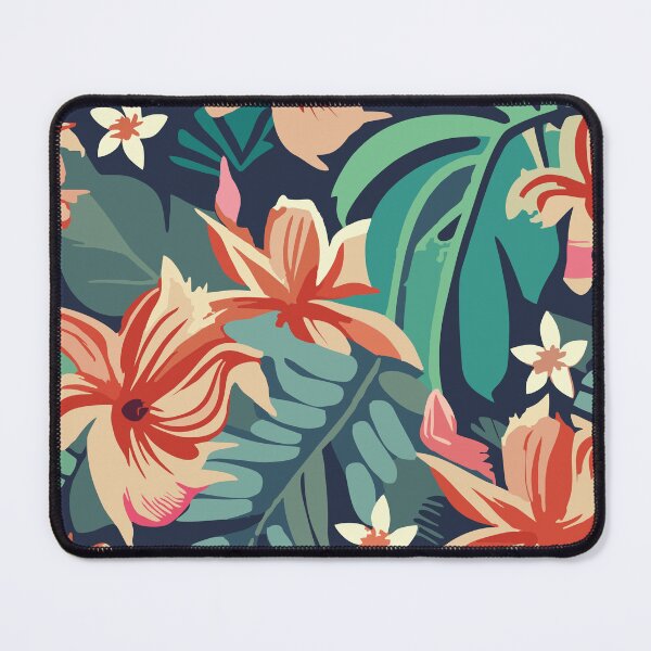 Item preview, Dark hawaiian flowers designed and sold by kreafox.
