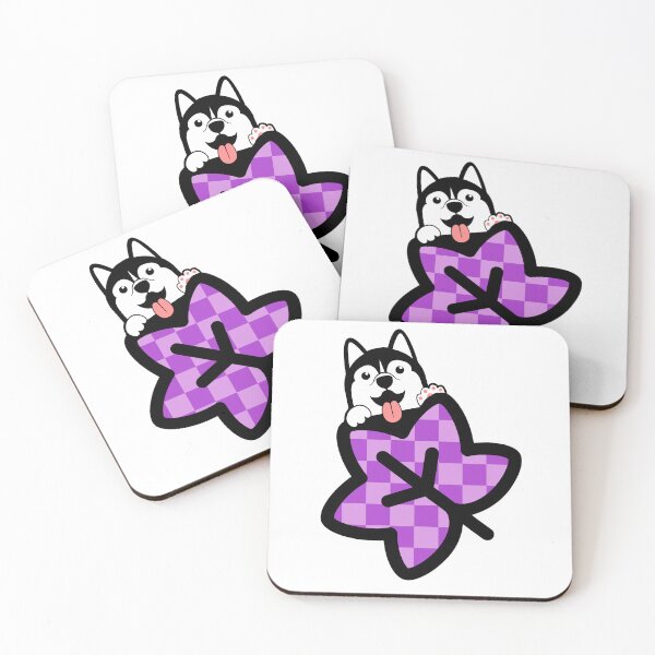 Item preview, Vinyl Maple Leaf Husky Cute Aesthetic designed and sold by Yellowriversss.
