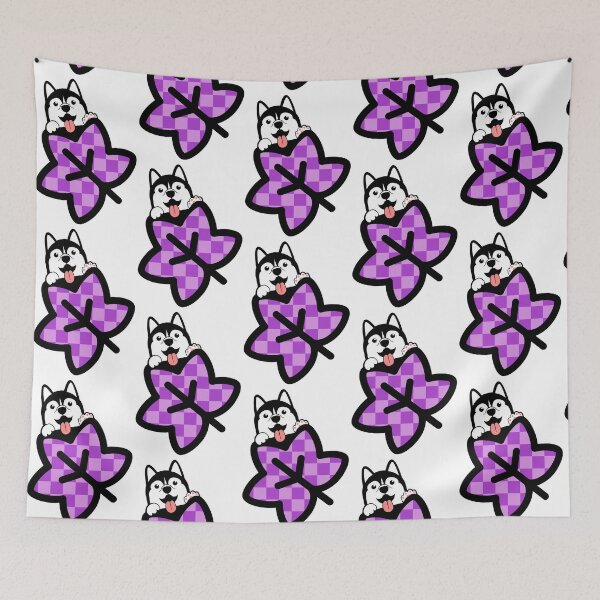 Item preview, Vinyl Maple Leaf Husky Cute Aesthetic designed and sold by Yellowriversss.