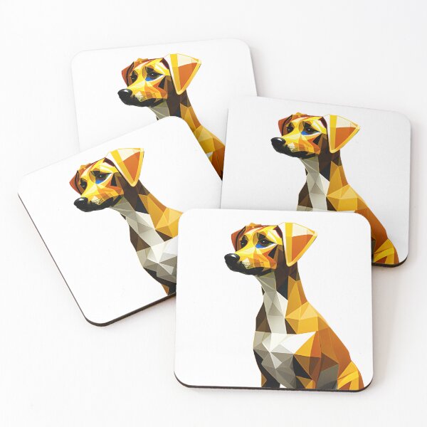 Item preview, Pictures of various breeds of dogs in Low-Poly Style. designed and sold by meaningspace.