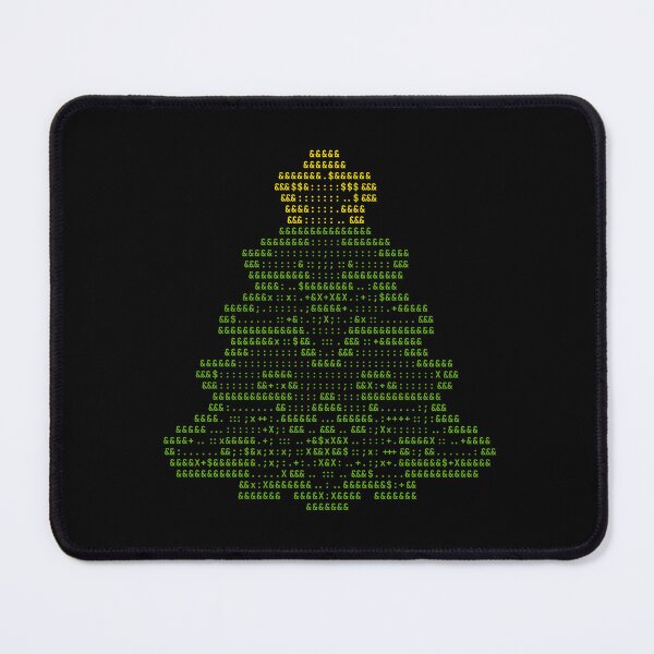 Item preview,  Ascii art Christmas Tree designed and sold by pinimgart.