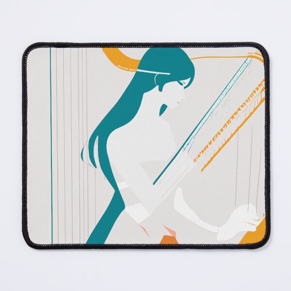 Item preview, Harp Player abstract designed and sold by minimalizy.
