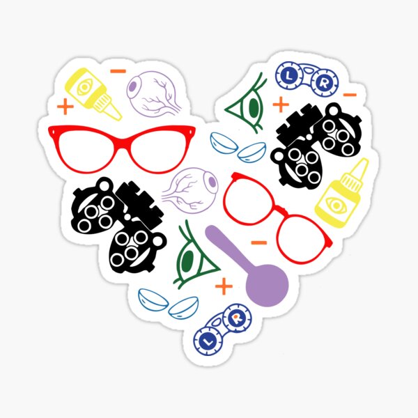 Item preview, Optometrist-Heart designed and sold by AlfiraCaprita.