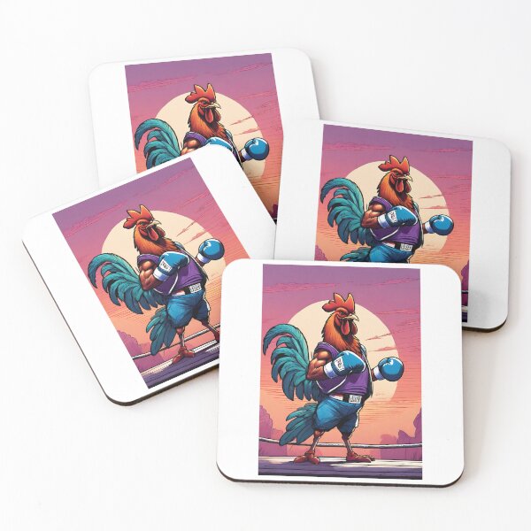 Item preview, Boxing Rooster Sunset designed and sold by GleamingGiant.