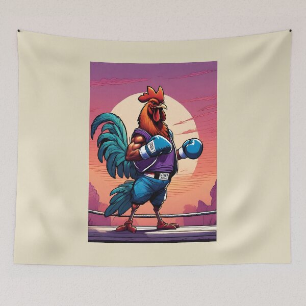 Item preview, Boxing Rooster Sunset designed and sold by GleamingGiant.
