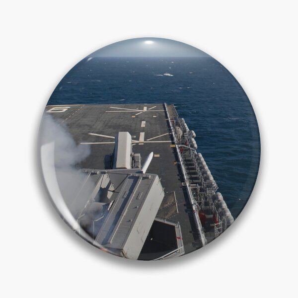 Item preview, STK109213M-USS America test fires a NATO Sea Sparrow missile. designed and sold by StocktrekImages.