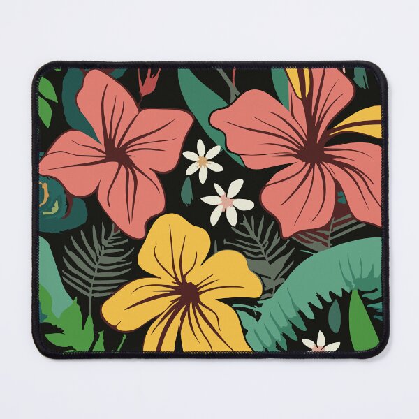 Item preview, Dark hawaiian flowers designed and sold by kreafox.