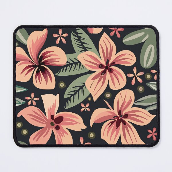 Item preview, Dark hawaiian flowers designed and sold by kreafox.