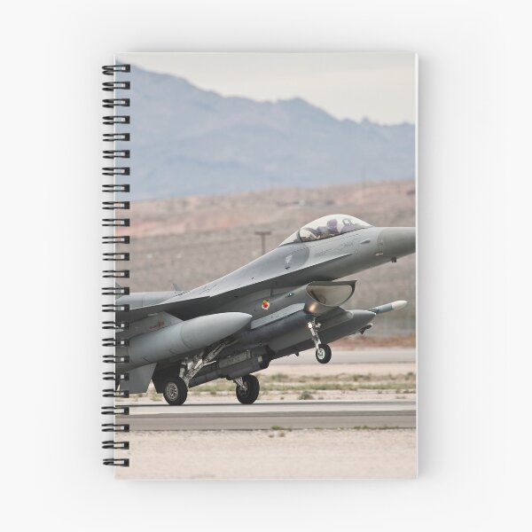 Item preview, STK109211M-An F-16 Fighting Falcon landing at Nellis Air Force Base, Nevada.  designed and sold by StocktrekImages.