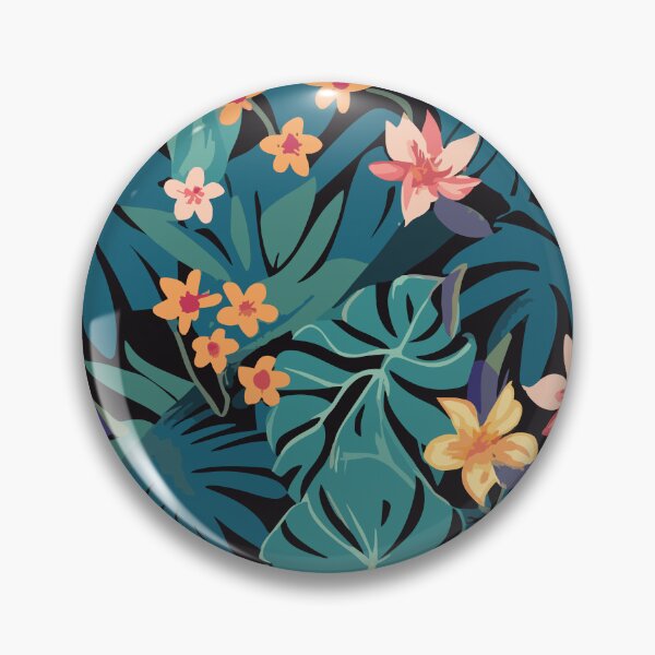 Item preview, Dark hawaiian flowers designed and sold by kreafox.