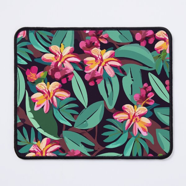 Item preview, Dark hawaiian flowers designed and sold by kreafox.