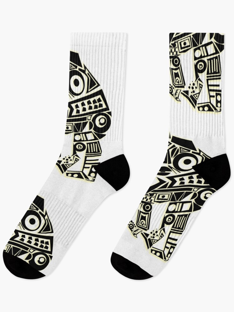Thumbnail 1 of 5, Socks, monkey designed and sold by 2piu2design.