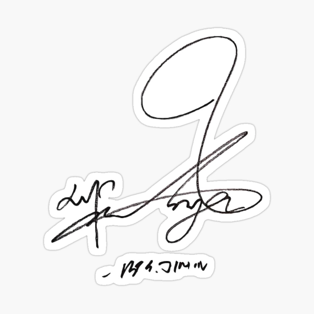 JIMIN BTS SIGNATURE