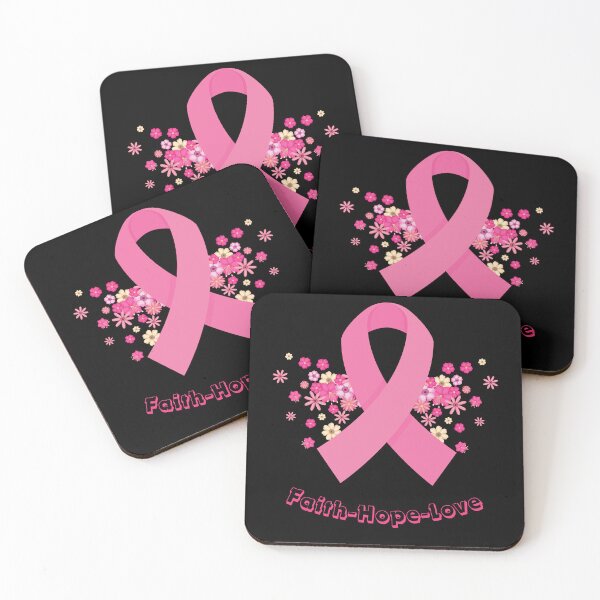 Item preview, Breast Cancer Ribbon-Join the Fight: Empower Hope for a Breast Cancer-Free World on black bg designed and sold by mndesignworx.