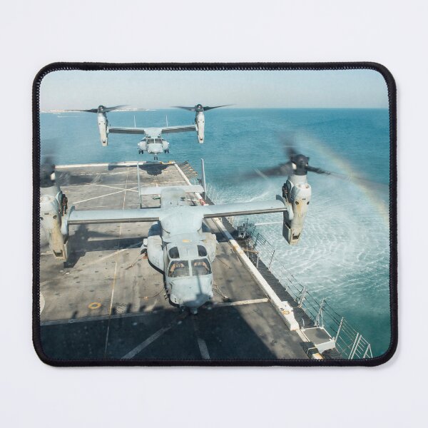 Item preview, STK109203M-An MV-22B Osprey lands on the flight deck of USS New York. designed and sold by StocktrekImages.