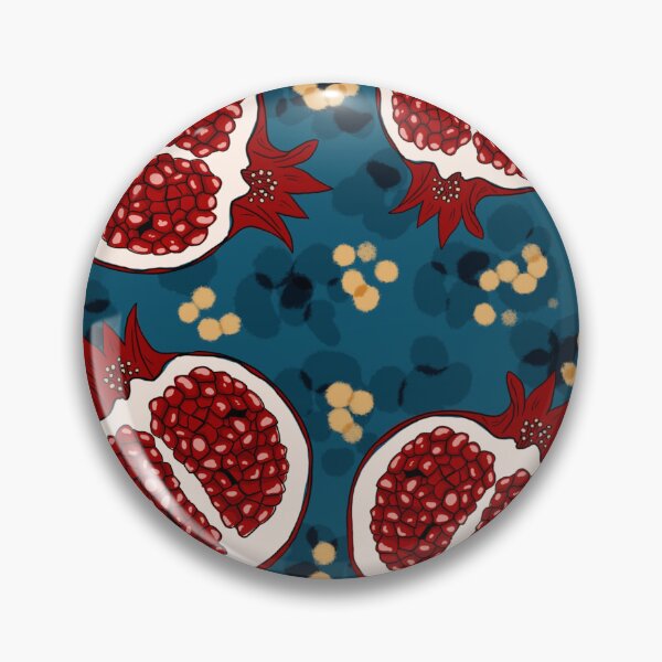 Item preview, Bright paten with pomegranates. Beautiful brightly colored fruit. Pomegranate pattern. Print for clothes with pomegranate designed and sold by Anhen-new-style.