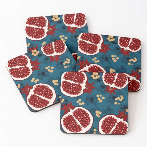 Item preview, Bright paten with pomegranates. Beautiful brightly colored fruit. Pomegranate pattern. Print for clothes with pomegranate designed and sold by Anhen-new-style.