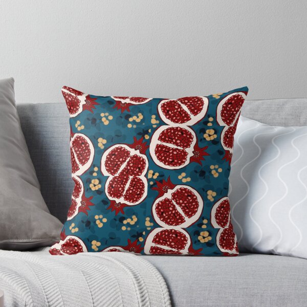 Item preview, Bright paten with pomegranates. Beautiful brightly colored fruit. Pomegranate pattern. Print for clothes with pomegranate designed and sold by Anhen-new-style.