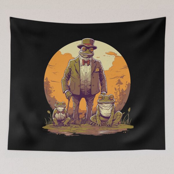 Item preview, A Frog And His Son. Funny Gifts For Frog Lovers 3/8 designed and sold by MatSatArt.