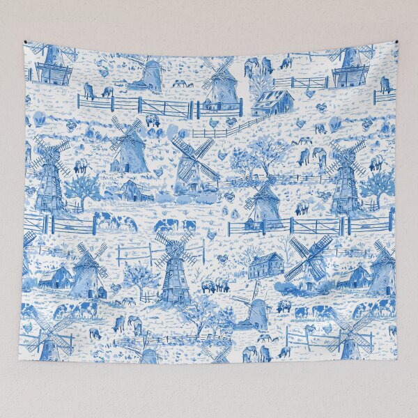 Item preview,  Country Side Peri Tonal designed and sold by Fabricatemyart.