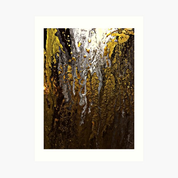 GOLD AND SILVER MINE Art Print