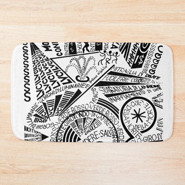 Item preview, Montagne Russe Typography Work by Depero designed and sold by blackink-design.