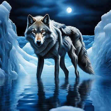 Artwork thumbnail, Artic Wolf by LenCarol
